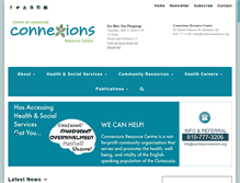 Tablet Screenshot of centreconnexions.org